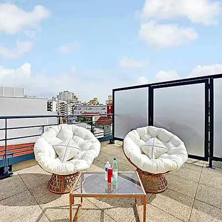 Magnificent With Rooftop - 2p - Vanvesparc Párizs